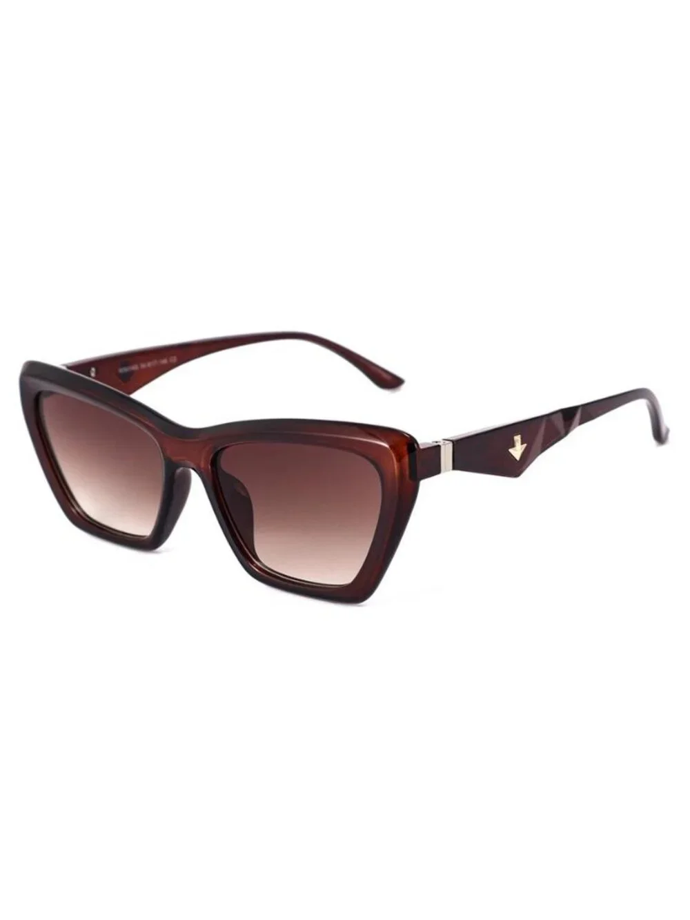 Retro Brown-tone Cat-eye  Sunglasses